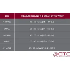 OTC Reversible Wrist Splint, Cock-up Lacing, Knit Elastic, Black