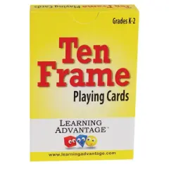 Learning Advantage Ten Frame Playing Cards, 46 Cards