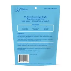 Bocce's Bakery Campfire Smores Vanilla, Carob and Peanut Butter Flavor Chewy Dog Treats - 6oz