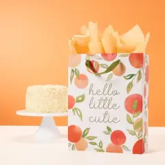 'Hello Little Cutie Baby' Large Gift Bag with Tissue - Spritz&trade;