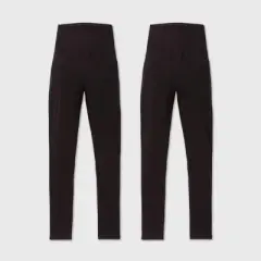 Knit 2pk Bundle Maternity Leggings - Isabel Maternity by Ingrid & Isabel&trade; Black