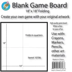 Ashley Productions Folding Blank Game Board