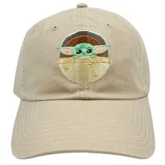 Star Wars The Mandalorian The Child Adjustable OSFM Dad Hat Cap Brown