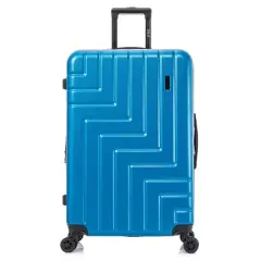 DUKAP Zahav Lightweight Hardside Large Checked Spinner Suitcase - Teal
