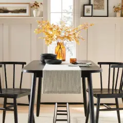 Textured Stripe Woven Table Runner Sage Green - Hearth & Hand&trade; with Magnolia