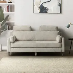 Jorgelina 75" Sofa for Living Room with Solid Wooden Legs | ARTFUL LIVING DESIGN