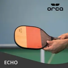 Orca 15.7'' Echo Fiber Traditional Pickleball Paddle Set with Travel Bag and Indoor Balls - 4pk