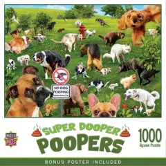 MasterPieces 1000 Piece Jigsaw Puzzle - Super Dooper Pooper - 19.25"x26.75"