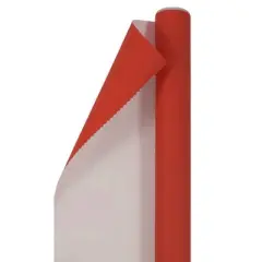 JAM PAPER Autumn Assortment Matte Gift Wrapping Paper Roll - Set of 4 packs of 25 Sq. Ft.: Multicolor Solid for All Occasions