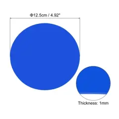 Unique Bargains Silicone Flexible Odorless Heat-resistant Jar Opener Blue 4 Pcs