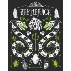 Men's Beetlejuice Sandworm and Betelgeuse Symmetrical T-Shirt