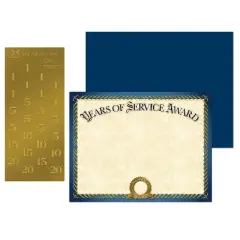 Great Papers Years of Service Certificates 8.5" x 11" 20/Pack (2015113KIT)