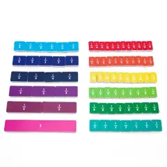 Junior Learning Fraction Bricks, 78 Pieces