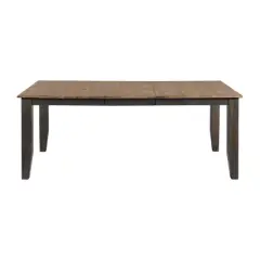 Beacon Self Storing Dining Table Black/Walnut - Intercon