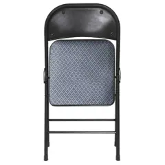 Peakform Fabric Padded Folding Chair Black