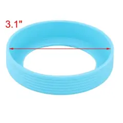 Unique Bargains Silicone Home Heat Resistant Nonslip Glass Bottle Mug Cup Sleeve