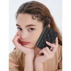 FATMOON Wallet for Women,PU Leather Small Wallet,Credit Card Holder Wallet with Wristlet and RFID Blocking,Applies to Gift