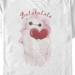 Men's Big Hero 6 Valentine Baymax Heart Hug T-Shirt