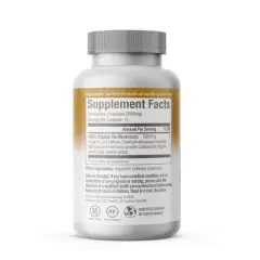 Om Mushrooms Superfood Lion's Mane Vegan Capsules - 45ct