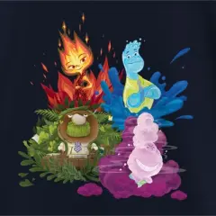 Girl's Elemental Four Element Friends T-Shirt