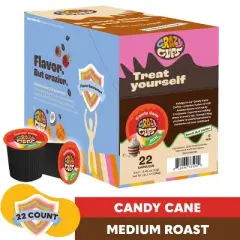 Decaf Candy Cane Flavored Coffee Pods