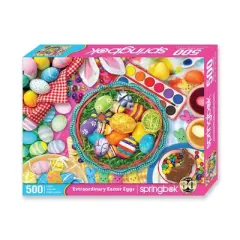 Springbok Extraordinary Easter Eggs Jigsaw Puzzle - 500pc