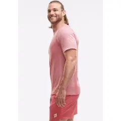 Peloton Men's Seamless Short Sleeve, Brick Red