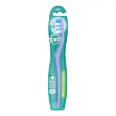 Tom's Of Maine Soft Bristle Naturally Clean Purple Toothbrush - 6 ct