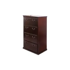 53.25" Huntington Club Four Drawer File Cabinet Cherry - Martin Furniture
