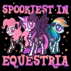Girl's My Little Pony Halloween Trio Spookiest in Equestria T-Shirt