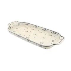 Blue Rose Polish Pottery 1282 Zaklady Bread Tray