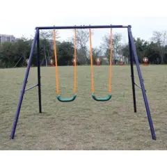 Luupatchy Two Station Swing Set For Children