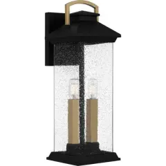 Quoizel Lighting Henderson 2 - Light Sconce in  Earth Black