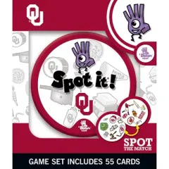 MasterPieces Officially Licensed NCAA Oklahoma Sooners Spot It Game for Kids and Adults
