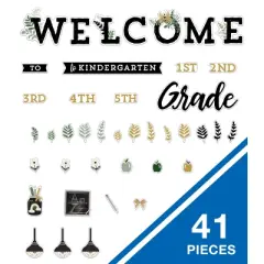 Carson Dellosa Education Farmhouse Welcome Bulletin Board Set (41 pieces)