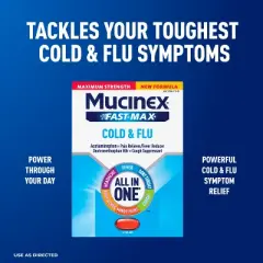 Mucinex FAST-MAX Liquid Gel Capsules - Cold & Flu - 16ct
