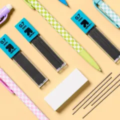 Pencil Lead Refills and Eraser 0.7mm 90ct - up&up&trade;: Mechanical Pencils Refills, No. 2 Lead, Black, Writing Instrument