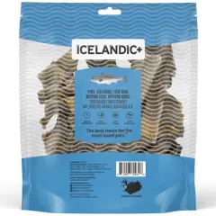 Icelandic+ Cod Skin Mixed Pieces Dog Treat 8-oz Bag