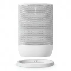Sonos Move 2 Portable Smart Speaker with 24-Hour Battery Life, Bluetooth, and Wi-Fi (White)