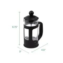 Mind Reader French Press Coffee & Tea Maker 27 oz, Glass