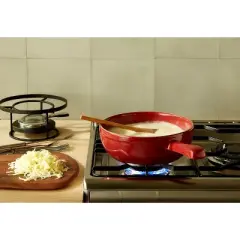 Emile Henry Flame Fondue Set, 2.6 Quart