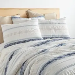 Pickford Blue - Duvet Cover Set - Cream & Blue - Levtex Home