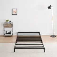 Whizmax 6 Inch Low Profile Bed Frame, Heavy Duty Metal Platform Bed Frame, Mattress Foundation, No Box Spring Needed