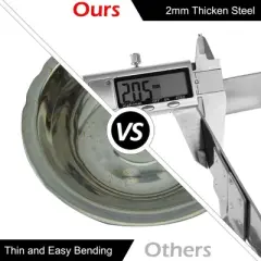 DOMETOUR 2pcs Stainless Steel Chafing Dish Set &uml;C Durable Buffet Warmer with Lid, Perfect for Parties, Catering, Banquets, and Food Serving