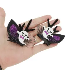 Unique Bargains Fashion Duckbill Clip House Halloween Hair Clip 1 Pair