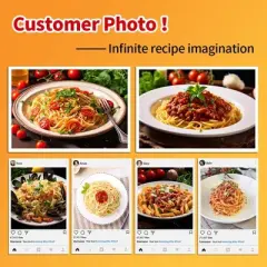 Itopfox Microwave Pasta Cooker with Strainer Lid, Water Level & Portion Measuring Device for Quick Meals, Ideal for Dorm, Office & Apartment Kitchens