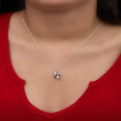 Disney Winnie the Pooh Womens Sterling Silver Tigger Pendant Necklace, 18''