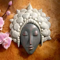 Design Toscano The Seashell Maiden Mermaid Wall Sculpture: Set of Two