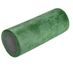 CanDo 2-Layer Round Foam Roller For Muscle Massage and Sports Recovery