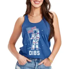 Tipsy Elves 4th of July Tank Tops - Mens USA Sleeveless Shirt - Retro Patriotic American Flag Tanks for Men